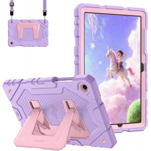 KALANKA-Coque Adapt&eacute;e aux Enfants pour Samsung Galaxy Tab A11 Plus (A11+) 11 Pouces 2025 et Galaxy Tab A9 Plus (A9+) 11&iquest; 2023, Coque Robuste Antichoc avec B&eacute;quille, Violet - Neuf