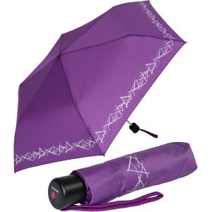 4Kids Parapluie de poche r&eacute;fl&eacute;chissant pour enfant avec bordure r&eacute;fl&eacute;chissante, Wild Horses, 90 cm, Parapluie de poche avec ouverture manuelle - Neuf