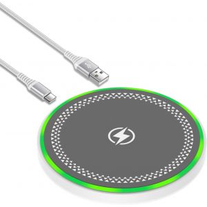 Wireless Charger For Google Pixel 9 8 Pro 7a 6 Xl, 15w Inductive Charging Station For Samsung Galaxy S25/S24 Ultra/S23/S22/S21 Fe/S20, Iphone 16/15/14/13/12/11 - Neuf