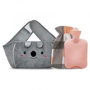Bouteille D'eau Chaude En Caoutchouc Sac D'eau Chaude Chaude En Caoutchouc Poche D'eau Chaude Avec Chauffe-Poignet À Main En Peluche Douce - Neuf