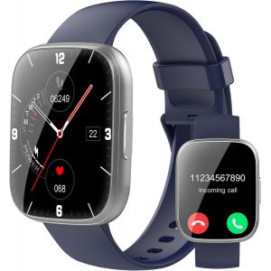 Shou-Montre Intelligente Pour Homme Femme,2025 Smartwatch 1,95"" Appel Bluetooth,112 Modes Sportifs,Bracelet D'activité Avec Moniteur De Fréquence De Sommeil Et Cardiaque,Ip68 Smart Watch Pour And - Neuf