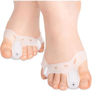 KALANKA-Separateur orteil pour l'hallux et le petit orteil - 2 pièces - Ecarteur orteil - Correcteurs d'orteils avec aimant - Correcteur hallux valgus - Correcteurs d'orteils - Redresseur orteil - Neuf