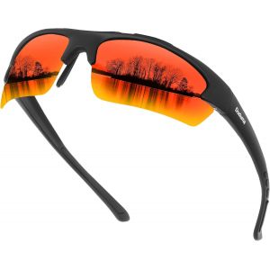 Sept-Lunettes De Soleil Homme Polarisées Lunettes De Sport Peche Velo Cyclisme Avec Protection Uv400 Pour Homme Femmes Tr62 - Neuf