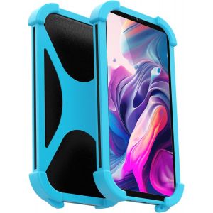 Protection Tablette 7 Pouces Enfant Silicone Universel Compatible Avec Tous Les Modeles De Tablettes 7" Antiderapant Resistant Protection Contre Les Chocs (Bleu Ciel)[Coq9129854] - Neuf