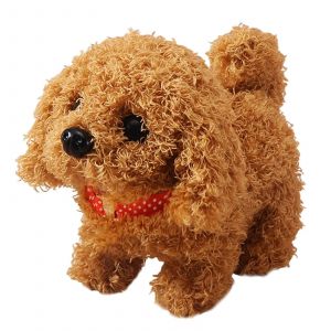 Peluche électrique pour garçon et lapin-Chien brun - Neuf