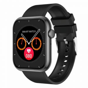 Montre Connectée Sportive Bluetooth 5.2 Appels Surveillance Santé Étanche Rose Noir Yonis - Neuf