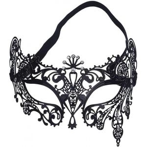 Masque en M&eacute;tal Masque Loup Femme Metal Masque Partie Masque Mascarade Partie Fournitures (Masque G).[J160] - Neuf