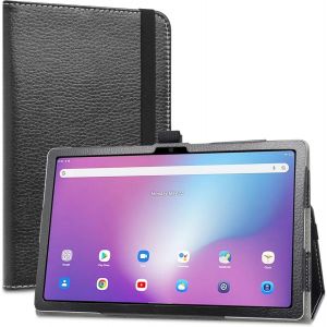 Coque Pour Blackview Tab 11 Wifi,Pu Cuir Etui Et Pliable Stand Folio Coque Pour Blackview Tab 11 Wifi/Oscal Pad15(2023) Android Tablette 10.36 Pouces,Noir - Neuf
