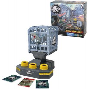 ChenQuanSarl-Jurassic World Cage Breaker - Jeu De Plateau, Jeu De Soci&eacute;t&eacute; Et Jouet Pour Enfants Dans L'Univers Des Dinosaures - 7523 - Neuf