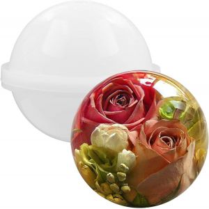 Kal-Moule Sphère En Silicone Pour Résine Époxy, Fabrication De Bijoux, Cire De Bougie, Savon Fait Maison, Bombe De Bain 10,2 Cm - Neuf