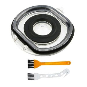Couvercle inf&eacute;rieur du bac &agrave; poussi&egrave;re pour aspirateur sans fil H6/H7, accessoires pour poubelle, petite brosse jaune - Neuf