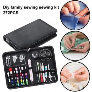 272pcs / Set Couture Outils De Tricot Kit Boutons &Eacute;pingles Ciseaux Fils &Agrave; Coudre Neddles Kit - Neuf