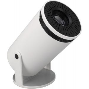 Checarzhn--No1-Mini Projecteur Avec Wifi Et Bluetooth, Projecteur Sans Fil Fhd 4k 1080p, Projecteur Intelligent Avec Android12, Auto Keystone, Projecteur Extérieur Rotatif À 210° Pour Téléphone - Neuf