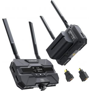 CHECARZHN--NO1-Émetteur Et Récepteur Hdmi Sans Fil Avec 2 * 4400 Mah Hdmi Sans Fil Fhd 200M Avec Pr En Charge De Boucle Hdmi 1Tx À 4Rx Pour Le Streaming En Direct/La Production De Films/La Photograph - Neuf