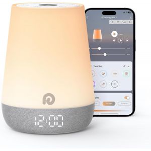 Nite 1 Reveil Enfant Machine À Bruit Blanc Bébé Avec 34 Sons Apaisants, Contrôle De App, Réveil Formateur De Sommeil Avec Veilleuse, Reveil Simulateur D'aube Bebe, Minuteur De Sieste - Neuf