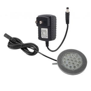 Hjlian Pierre A Bulles D'air Led Pour Aquarium, Controle De La Lumiere, Lampe Changeante, Decoration D'aquarium, Prise Americaine 100-240 V - Neuf