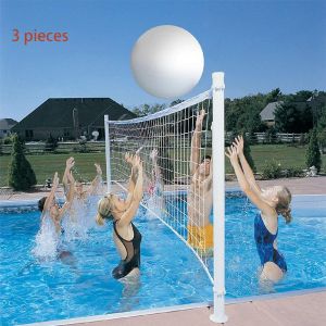 Lot de 3 ballons lumineux gonflables pour la plage en plein air - Neuf