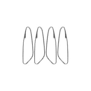 Pour 2015-2023 Voiture en fibre de carbone Poign&eacute;e de porte int&eacute;rieure Poign&eacute;e de porte int&eacute;rieure Garniture Autocollant Accessoires int&eacute;rieurs - Neuf