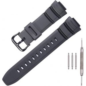 Tzf-Bracelet De Rechange En Résine Pour Homme Caiso Mcw100h-4av Mcw100h Mcw-110h Hdd-S100 W-S220 - Neuf