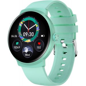 Montre Connectée Femme Homme Avec Appel Bluetooth, 1.39"" Montre Sport Avec 100+ Modes, Etanche Ip68 Smartwatch Avec Podometre/Sommeil, Fitness Tracker Pour Android Ios, Vert Clair[Z318] - Neuf