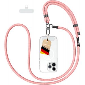 Kal-Chaîne De Téléphone Portable Universelle À Porter Autour Du Cou, Lanière, Réglable, Sangle De Téléphone Portable, Cordon, Cordon Pour Téléphone Portable, Compatible Avec N'importe Quel - Neuf