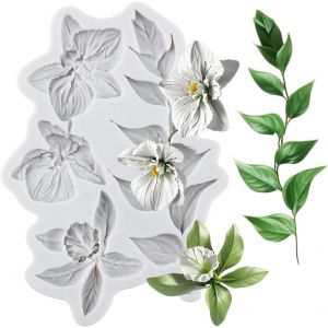 Kal-Moules En Silicone Pour Fondant, Fleurs, Feuilles, Chocolat, Décoration De Gâteau, Cupcake, Pâte À Fleurs, Bonbons, Argile Polymère - Neuf