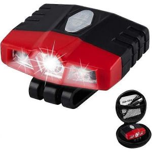 Super Bright Mini Hands-Free Hat Lamp - Lampe De Chapeau Étanche Rechargeable Lampe De Poche Lampe Frontale Pour La Pêche Camping Casquette De Baseball Faite À La Main - Neuf