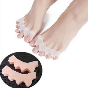 Séparateurs D'orteils En Silicone [X2], Séparateurs D'orteils En Gel, Correcteurs D'orteils Pour Oignons, Prévention Des Chevauchements, Soulagement Des Douleurs Aux Pieds - Neuf