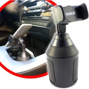 Hamiltion-Support Voiture Porte-Gobelet T&eacute;l&eacute;phone Portable Smartphone Universel P.E. Compatible Avec Samsung S24 S23 S22 S21 A55 A54 A53 A35 Pour Iphone 15 14 13 12 11 Xr Fe Plus Ultra Max Mini Lite - Neuf