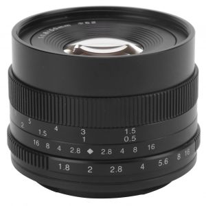 Objectif 7Artisans 50 mm F1.8 a grande ouverture pour appareils photo a monture E A6600/A6400/A6000 - Neuf