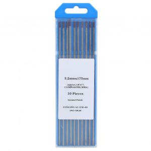 XYONG Lot de 10 electrodes de soudage TIG en tungstene WES, pointe violette, consommables de soudage 0,13 x 6,9 pouces - Neuf