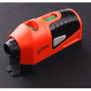 Mini niveau laser portable,projection de ligne laser horizontale verticale,Outils de mesure,Niveau à bulle vertical -Orange-A - Neuf