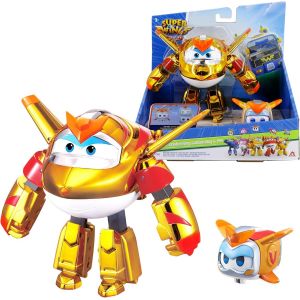 Eryi-Transforming Golden Boy & Pet, Figurine Transformable D'env. 12 Cm Avec Animal De Compagnie D'env. 4,3 Cm, Pour Enfants À Partir De 3 Ans - Neuf
