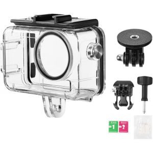 Étui étanche 40 m pour caméra de sport DJI Action 5 Pro/4/3-Boîtier de protection sous-marine avec plusieurs interfaces d'extension - Neuf