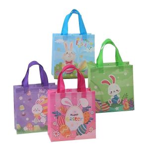 Lot de 12 sacs cadeaux de Pâques avec poignées - Neuf
