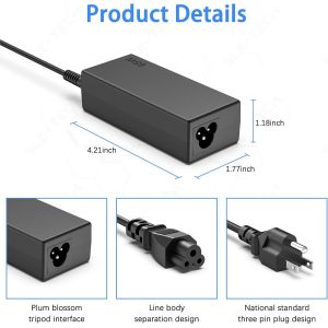 BLAZEFLUX-Chargeur USB C 65W Lenovo Thinkpad/Yoga/Chromebook, T480 T480S C930 C940 100e 300e 500e, modele ADLX65YLC3D 4X20M26268 - Neuf
