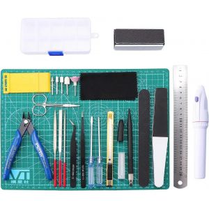 26PCS outils de modélisme,Gundam Modeler Outils de base Craft Set,Bandai Hobby pour voiture Model Assemble Kit - Neuf