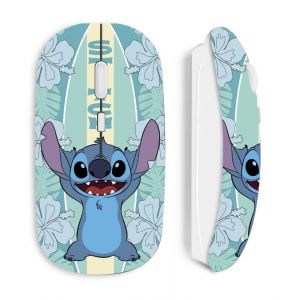 Souris blanc Sans Fil Stitch surf disney - Neuf