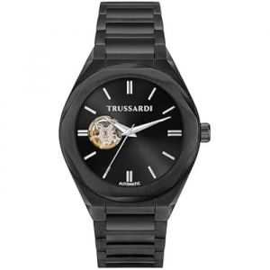 Montre - Trussardi - T-City - Automatique - 40 Mm - Acier Noir - Neuf