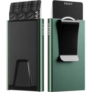 CAUC-Slim Porte Carte de Cr&eacute;dit en Aluminium avec Blocage RFID Petit Portefeuilles et Porte-Cartes Bancaire Anti Piratage VC500 - Neuf