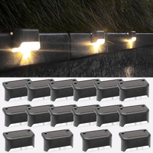 Lampe Solaire Pour Ext&eacute;rieur Imperm&eacute;ables, 16 Lampes Solaires De Terrasse, Eclairage &Agrave; Led Lampe Solaire,Blanc Chaud Lumi&egrave;res Solaires Exterieure Jardin, D&eacute;corations Pour Escaliers, Marches, Cl&ocirc;tures - Neuf