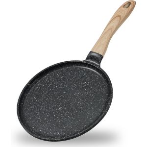 Subzonal-Po&ecirc;le &Agrave; Cr&ecirc;pes 24 Cm - Cr&ecirc;pi&egrave;re Avec Rev&ecirc;tement Antiadh&eacute;sif - Fonte Aluminium - Tous Feux Dont Induction - Sans Pfoa - Gris - Neuf