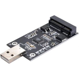 MDY-Mini adaptateur PCIe mSATA SSD vers USB 2.0 SSD externe PCBA - Neuf