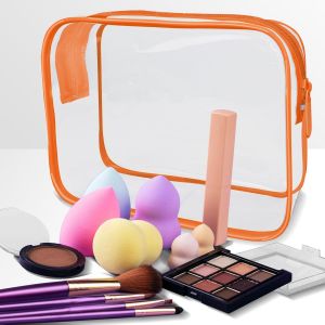 Trousse de toilette transparente en PVC pour homme et femme - Neuf