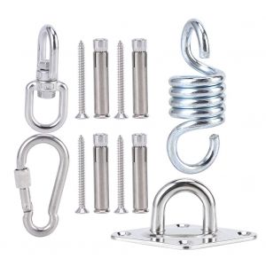 Boucle Fixe Pivotante En Acier Inoxydable Pour Hamac Suspendu, Accessoire De Montage Au Plafond - Neuf