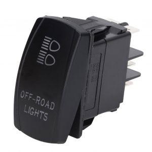 XYONG Interrupteur a bascule 5 broches marche/arret -40 ¡ãC a +85 ¡ãC, resistant a la chaleur, 12 V/24 V CC, ABS, pour bateau, yacht, automobile - Neuf