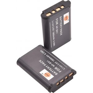 BIBT-Dste Lot De 2 Batteries De Rechange,Compatibles Avec Np-Bx1,Np-Bx1/M8 Et Sony Zv-1F Hdr-Cx240 Hdr-Cx240E Dsc-Rx1 Dsc-Rx10 Ii Dsc-Rx1B Dsc-Rx100 Iv Dsc-Rx100/B - Neuf