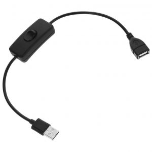 4-Pack d'Extension USB Câble avec Interrupteur pour les Lampes à LED, Bureau et Salle de Dortoir d'Extension d'Alimentation, Compatible avec les Smartphones, les Tablettes, les ordinateurs Portables - Neuf