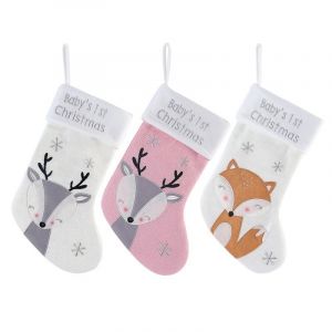 3 chaussettes de No&euml;l D&eacute;cor&eacute; de la d&eacute;coration de No&euml;l Mignon Chris - Neuf
