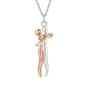 Collier C&acirc;lin, Collier Couples Pour Lui Et Elle, L'histoire De Deux Amoureux Collier Bijoux Pendentif Collier - Neuf